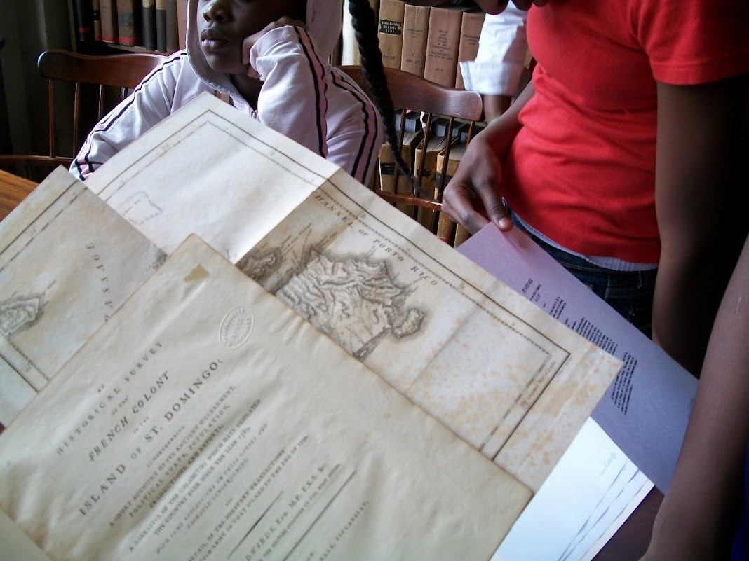 Historical Documents about Haiti Exhibited on April State House Trip